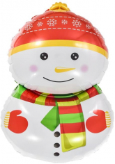 Шар Фигура, Счастливый снеговик (в упаковке)