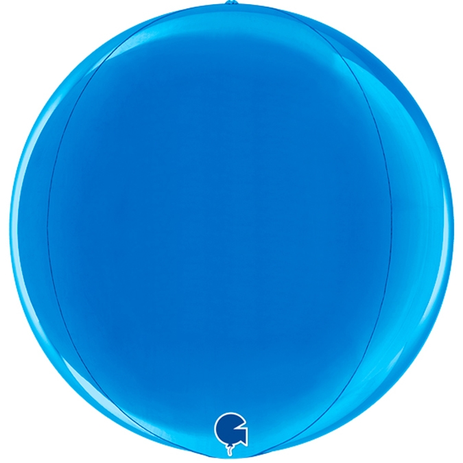 Шар Сфера 3D Металлик Blue
