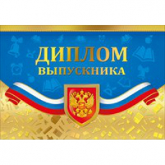 Диплом выпускника (Российская символика)