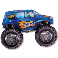 Шар Мини-фигура Большой внедорожник, Синий / Big wheel (в упаковке)
