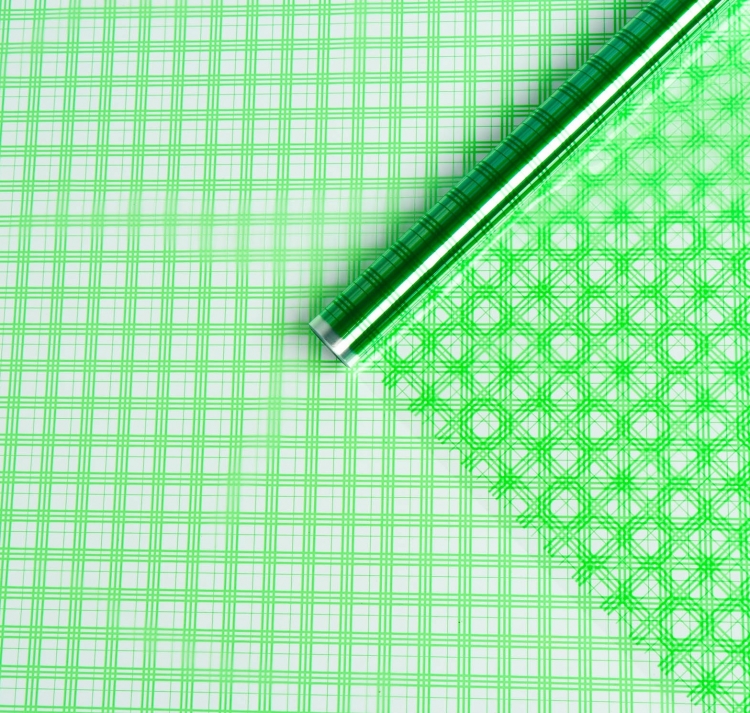Пленка глянцевая "Сетка" Зеленая