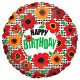 Шар Круг, Маки С днем рождения / Birthday Poppies
