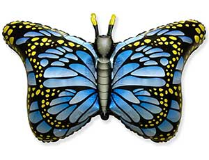 Шар Фигура, Бабочка крылья Голубые (в упаковке)